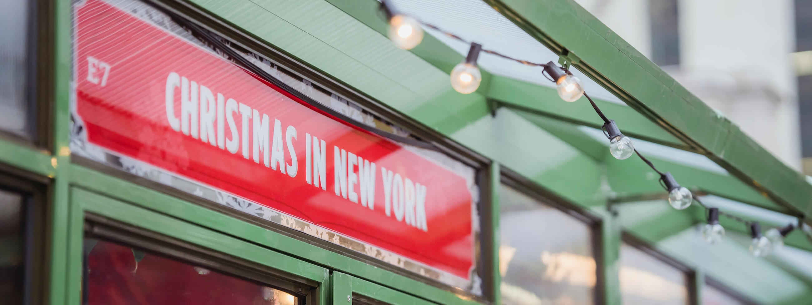 Christmas in New York Kiosk